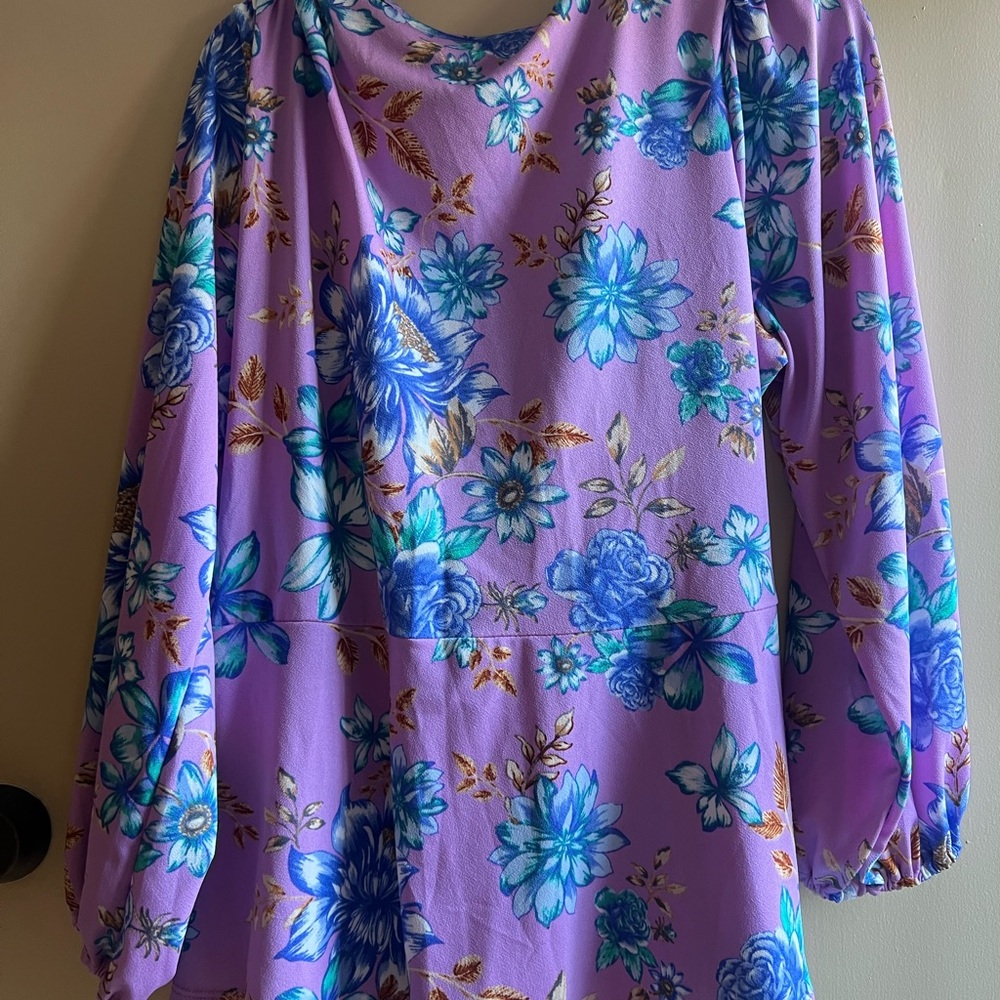 Blue Sol Wrap Top NWT - Picture 4 of 5